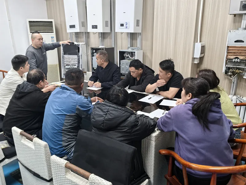 Tim produksi gastek nambah keahlian ing tankless instalasi pemanas pemanas pemanas pemanas