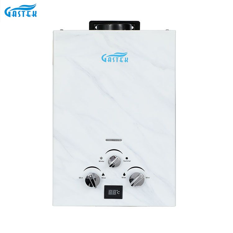 Instal Pemanas Air Gas Instan Gas LPG Pancuran ing Kamar Mandi