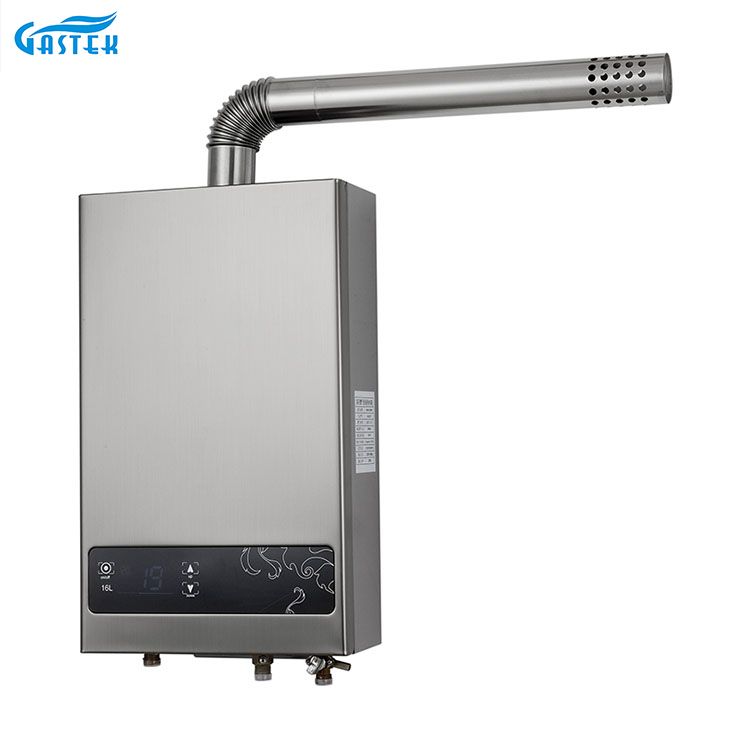 Tipe Dipeksa Layar Tutul Turbo Ukuran Kompak Gas Water Heater