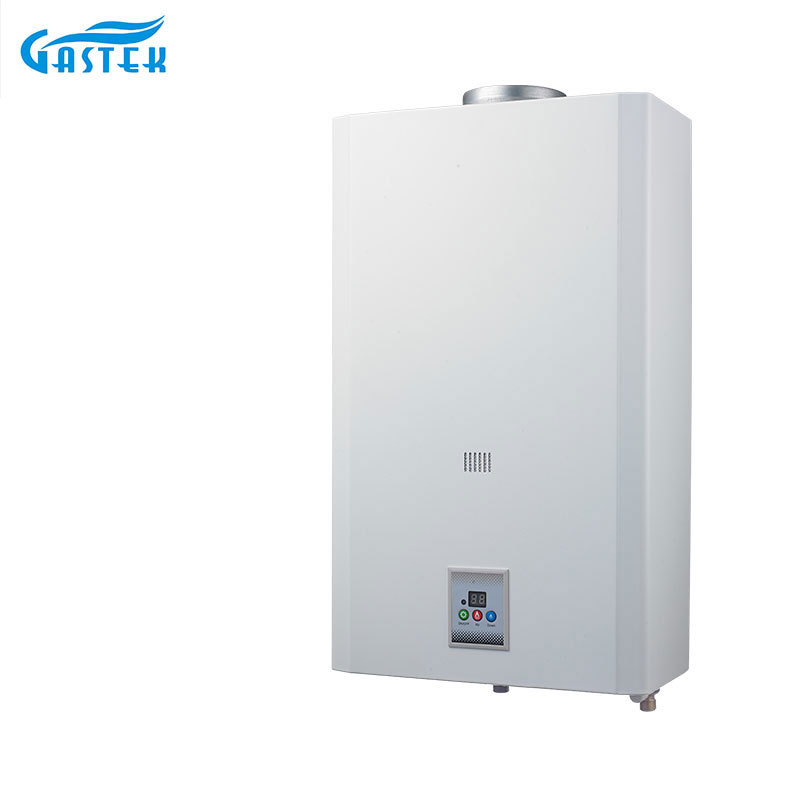 Suhu Konstan 10L 12L 16L 18L Baterai Wall Mounted Tankless LPG Instan Gas Air Panas Alami Geyser kanggo Kamar Mandi