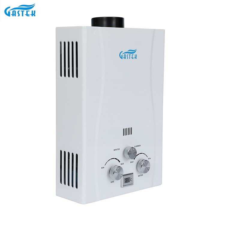 Portable Home Appliance Flue Type Shower LPG Gas Geyser Instal ing Kamar Mandi